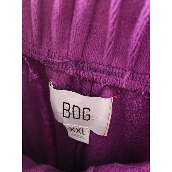BDG Urban Outfitter Purple Orange Velvet Track Pants - XXL Women's - Flare - Picture 6 of 8